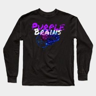 Purple Brains Long Sleeve T-Shirt